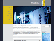 Tablet Screenshot of acousticon.eu